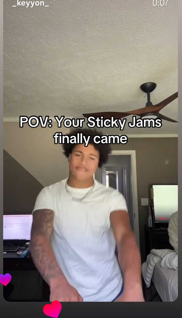 Sticky Jams customer message
