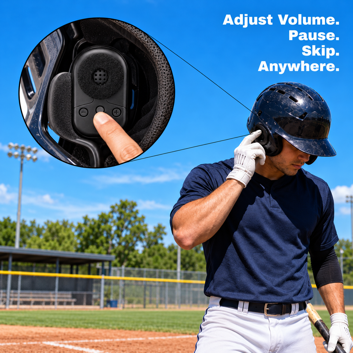Baseball Helmet Speakers