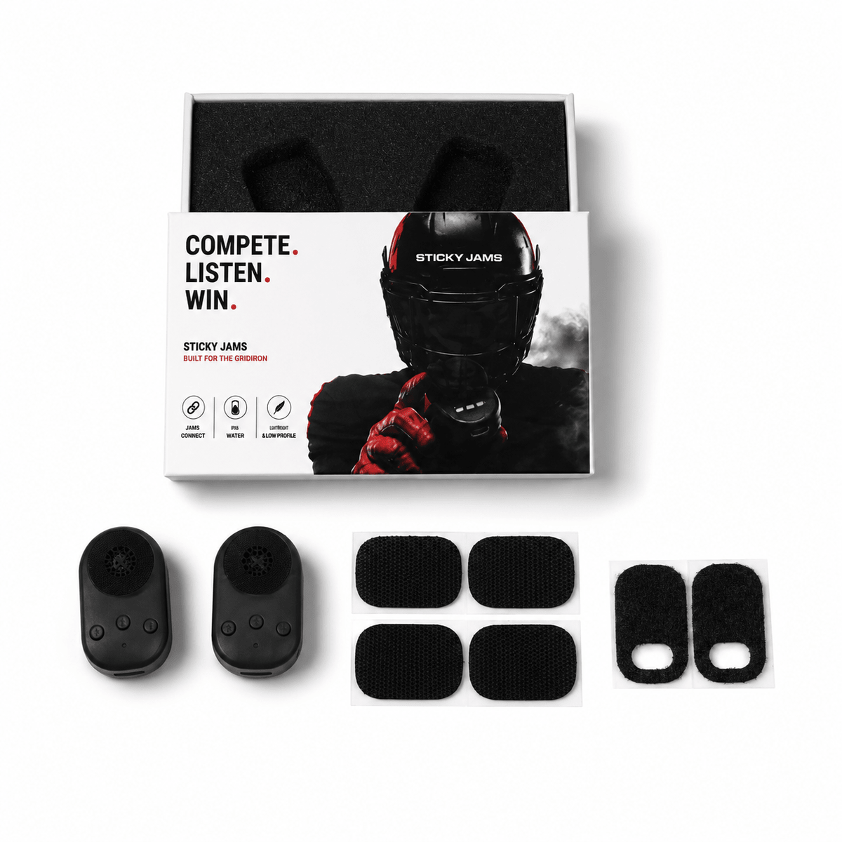 football helmet audio system Speakers – Sticky Jams 6feb2025 MOAR Fat Tire Folding This universal design speeds Color:Foggy White