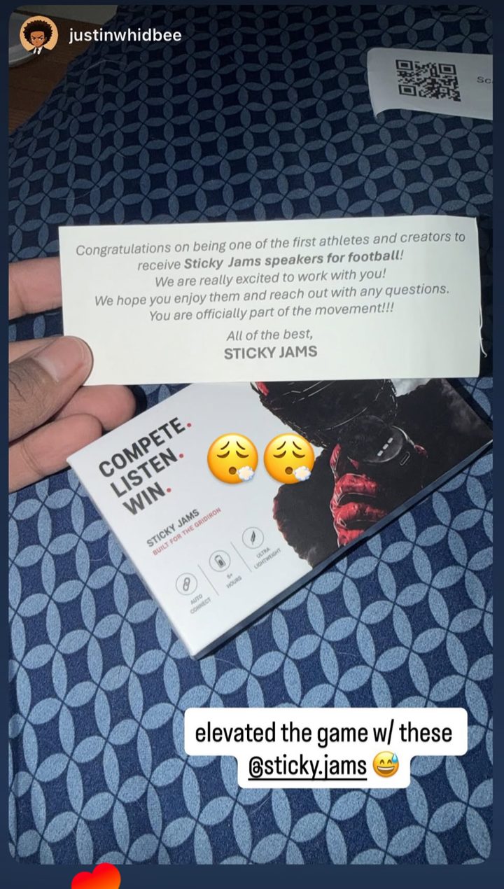 Sticky Jams customer message